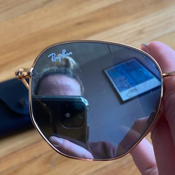 Ray-Ban Hexagonal Flat Sunglasses LIKE NEW - Picture 5 of 7
